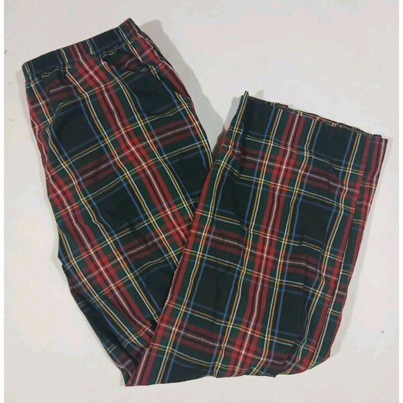 J. Crew Pajama Pants Stewart Tartan Cotton Poplin - Picture 6 of 8